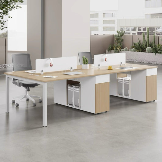 TYMLMD-DRCC 金屬腳長方形辦公檯連固定櫃組合