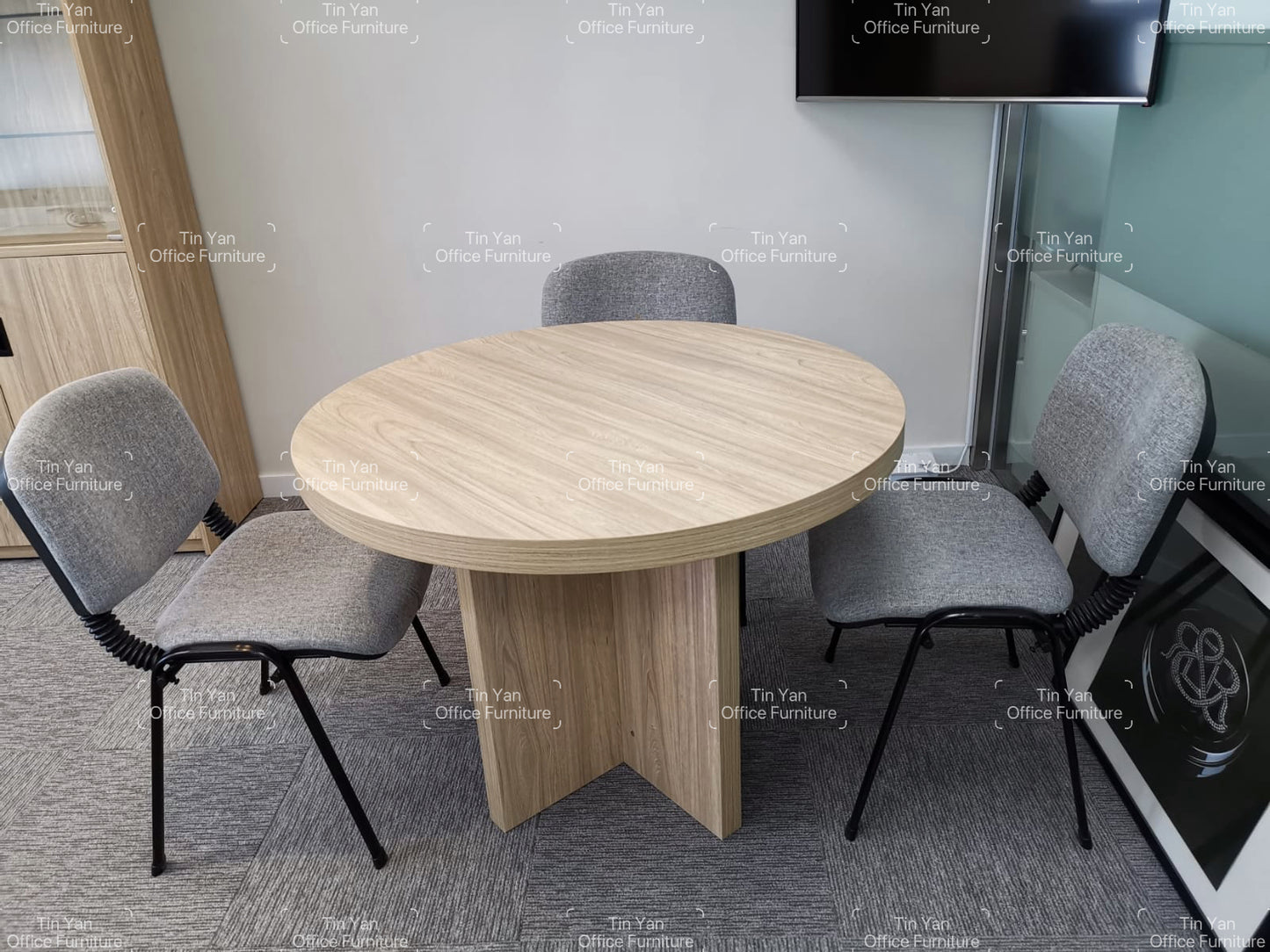 TYCT-R 全木圓形會議檯