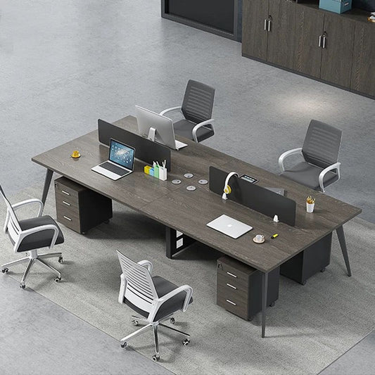 TYMLMD-ER 金屬腳長方形辦公檯組合