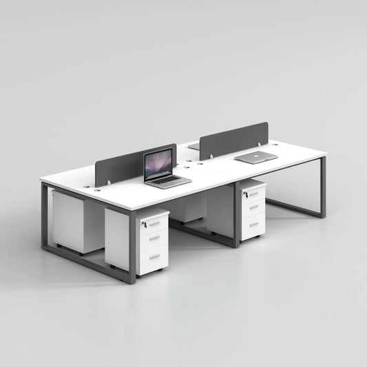 TYMLMD-MR 金屬腳長方形辦公檯組合