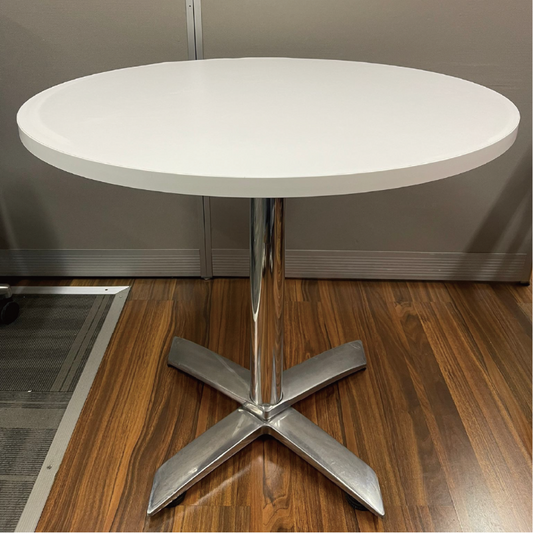 [陳列品|Display Model]鋁合金腳圓形會議摺枱 Round Folding Conference Table with Aluminum Alloy Legs