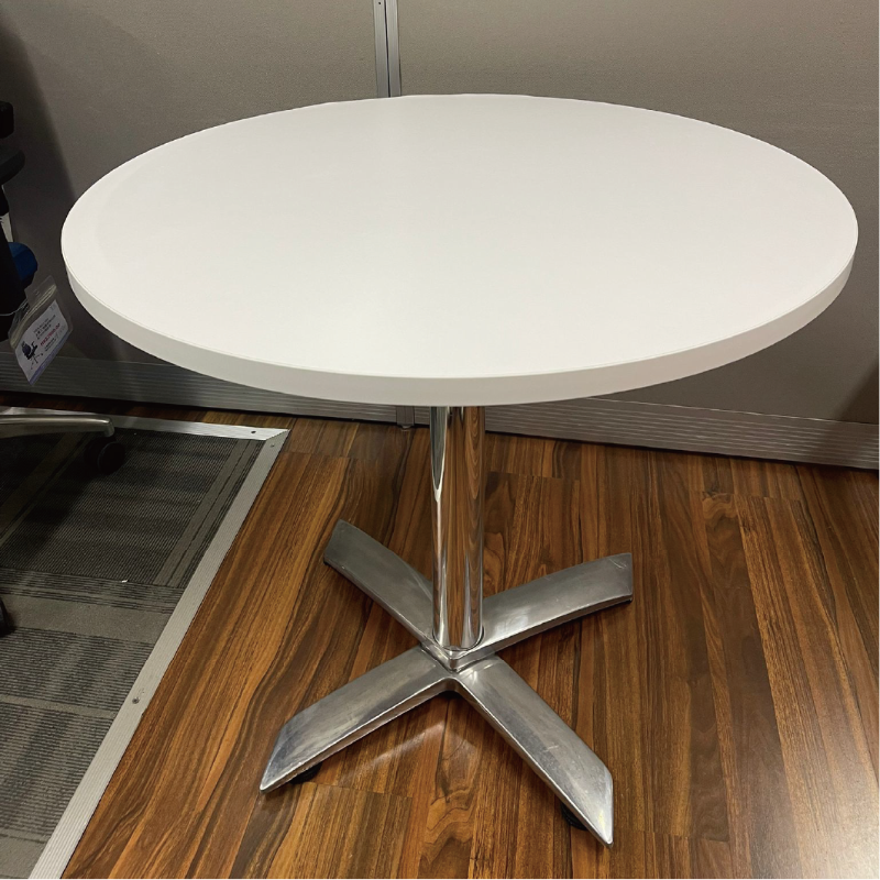 [陳列品|Display Model]鋁合金腳圓形會議摺枱 Round Folding Conference Table with Aluminum Alloy Legs