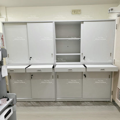 TYCM-CABINET 客人訂造:趟門文件櫃連拉板