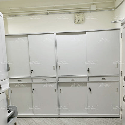 TYCM-CABINET 客人訂造:趟門文件櫃連拉板