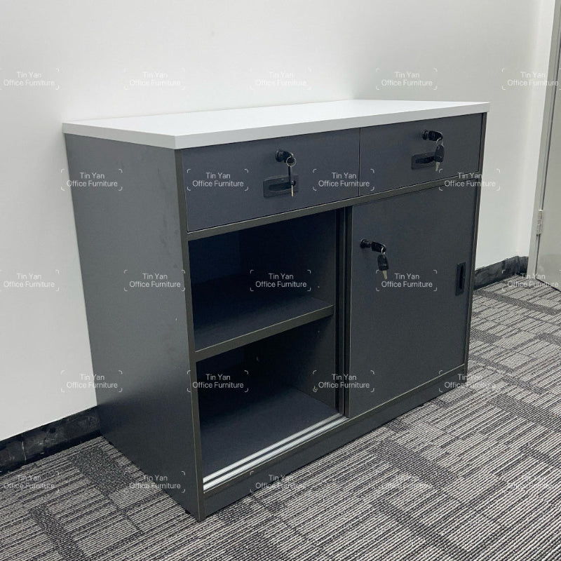 TYDSC-CABINET 趟門文件櫃連抽屜組合