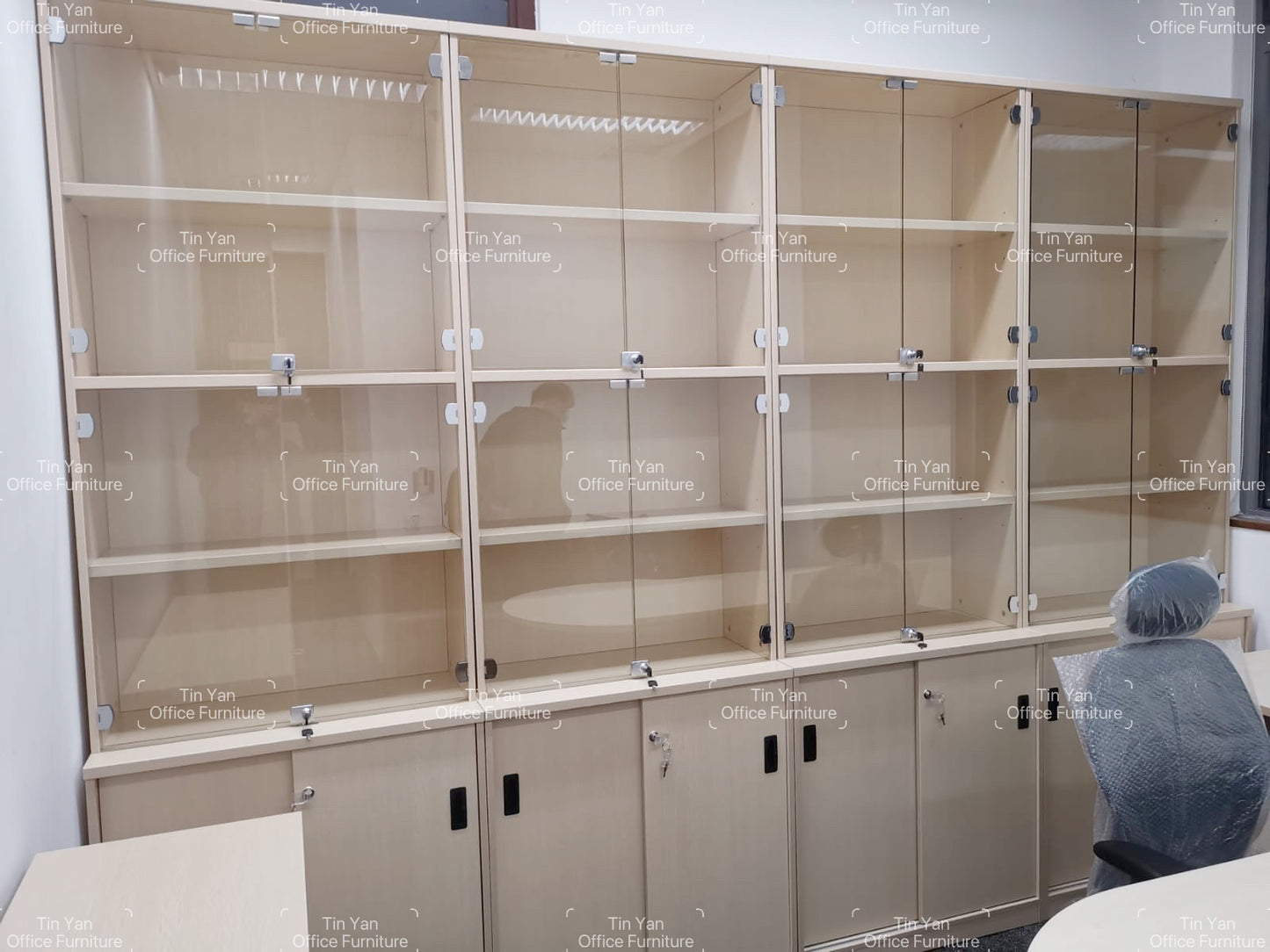 TYGFH-CABINET 全玻璃掩門文件櫃