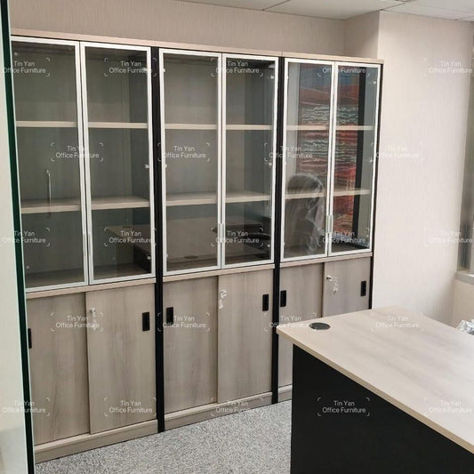 TYGHA-CABINET 鋁框邊玻璃掩門文件櫃