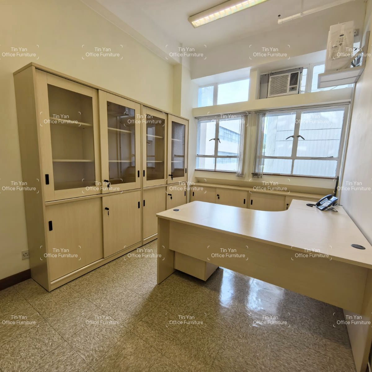 TYGSC-CABINET 木框玻璃趟門文件櫃